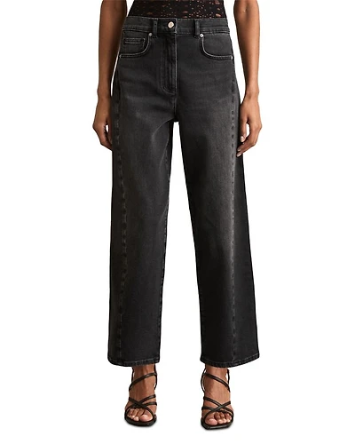 Molly Barrel Leg Jeans Washed Grey