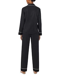 Long Sleeve Woven Pajama Set
