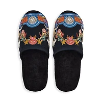 Versace Coral Theatre Terry Bath Slippers