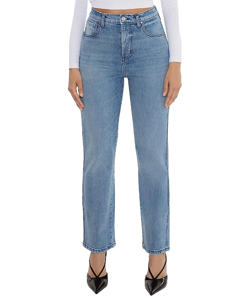 Rudes Denim High Rise Tracy Straight Jean