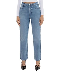 Rudes Denim High Rise Tracy Straight Jean
