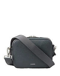 Sandro Men's Small Saffiano Leather Bag