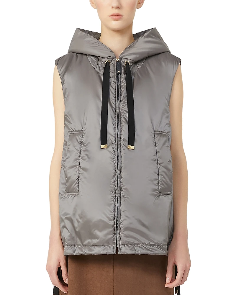 Max Mara The Cube Hooded Puffer Vest