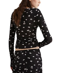 Sigma Ruched Long Sleeve Top