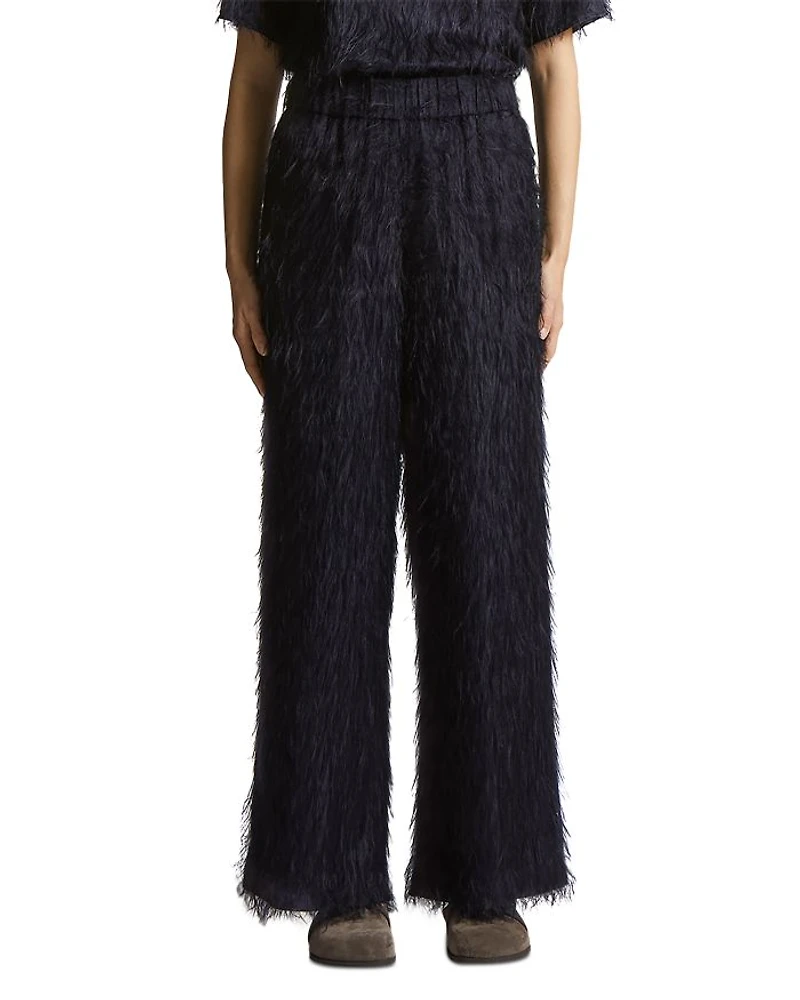 Faux Fur Pants