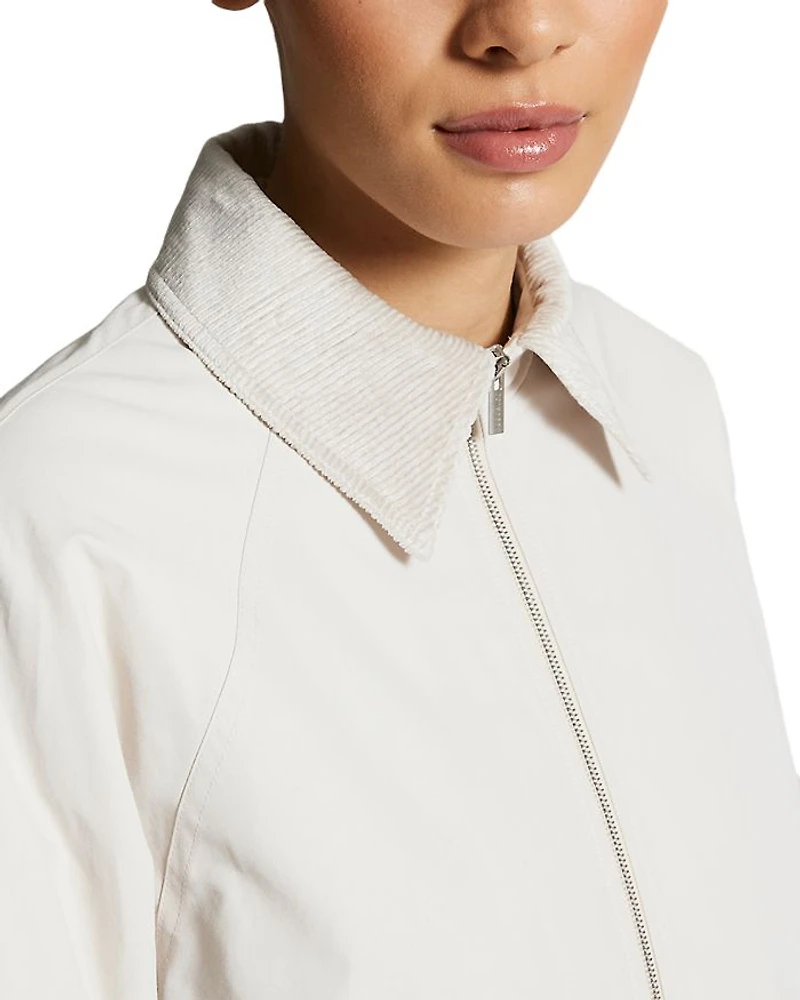 Collared Front Zip Jacket
