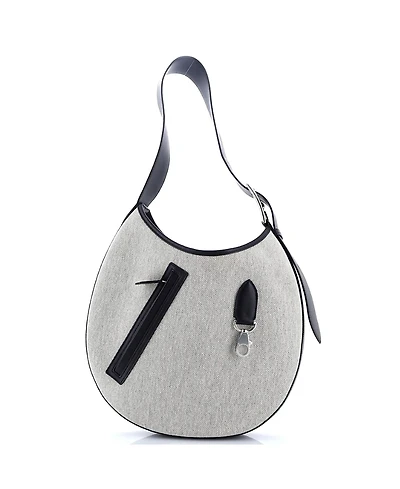 Pre-Owned HERMES Arcon Bag Toile and Leather