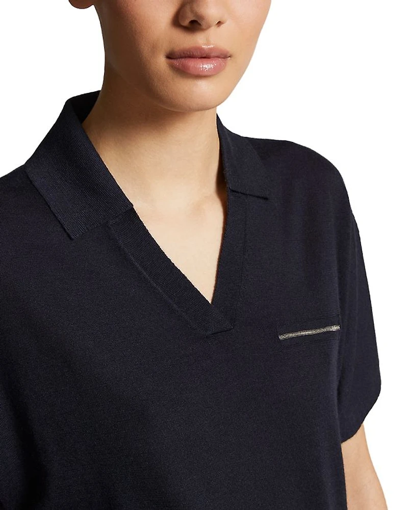 Cashmere & Silk Polo