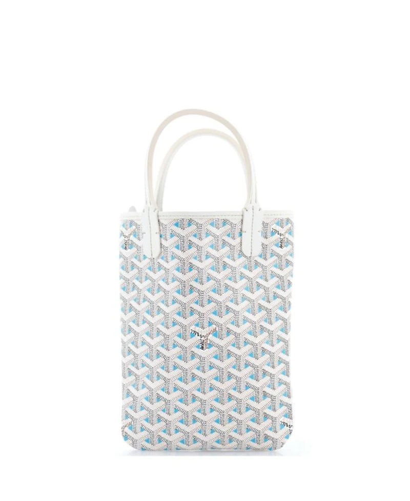 Mini Poitiers Tote Claire Voie Coated Canvas