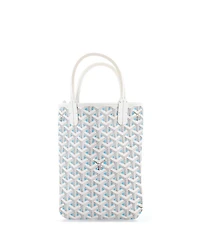 Mini Poitiers Tote Claire Voie Coated Canvas
