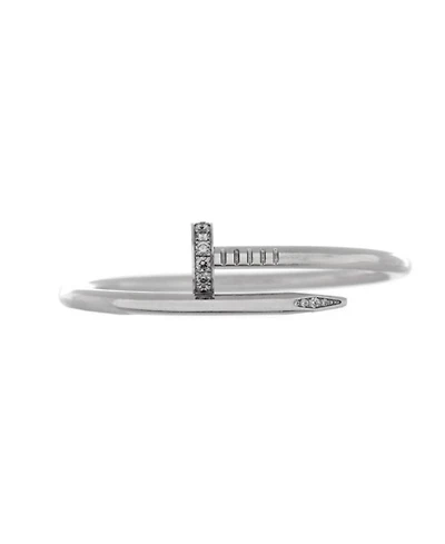 Classic Juste un Clou Bracelet 18K White Gold with Diamonds