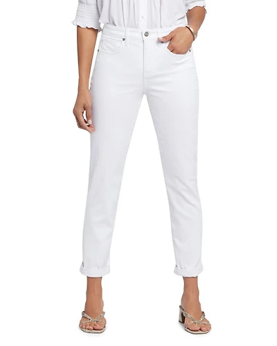 Petite Margot Girlfriend Jeans Optic White