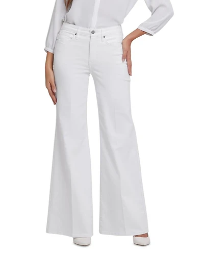 Petite Mia Palazzo Jeans Optic White