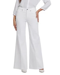Petite Mia Palazzo Jeans Optic White