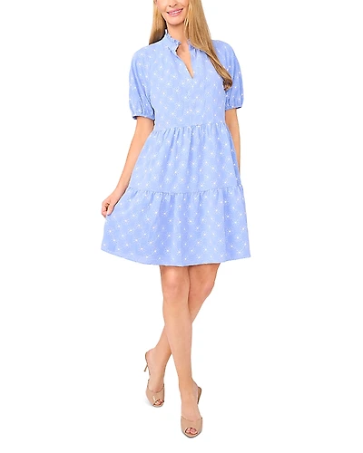 CeCe Floral Babydoll Dress