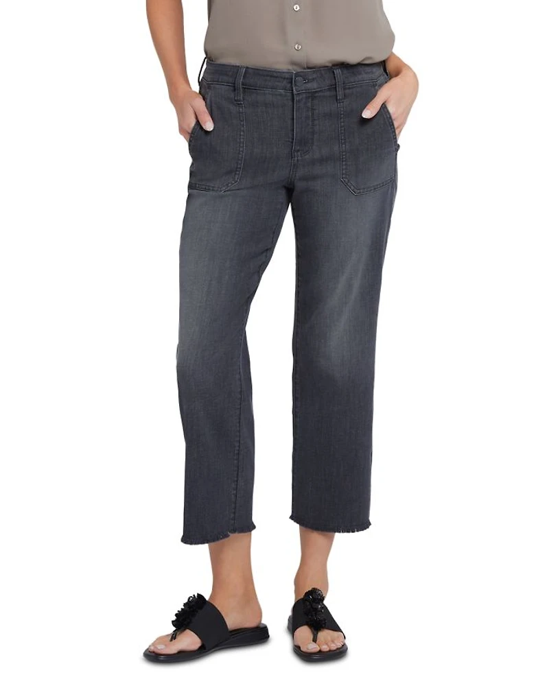Petite Relaxed Piper Crop Jeans Castile Dream