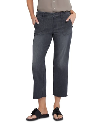 Petite Relaxed Piper Crop Jeans Castile Dream