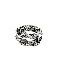Sterling Silver Love Knot Weave Ring