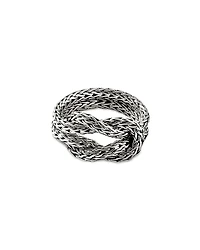 John Hardy Sterling Silver Love Knot Weave Ring