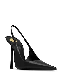 Women's Vendome Flared Stiletto High Heel Slingback Pumps