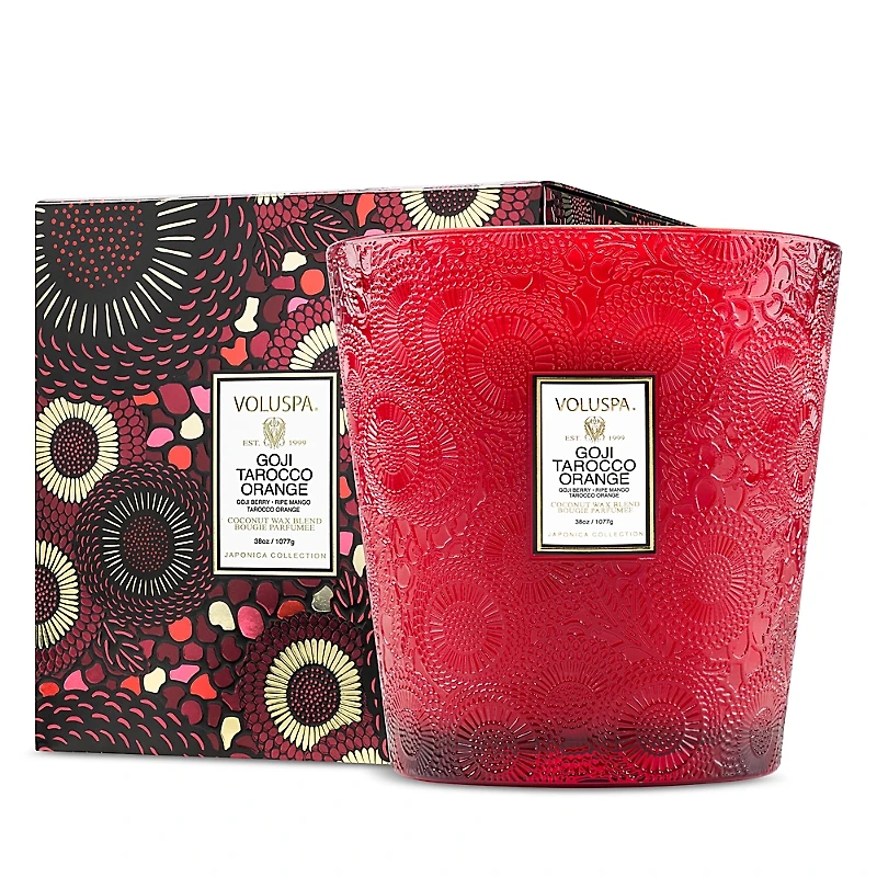 Voluspa Goji Tarocco Orange 3 Wick Hearth Candle