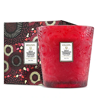 Voluspa Goji Tarocco Orange 3 Wick Hearth Candle