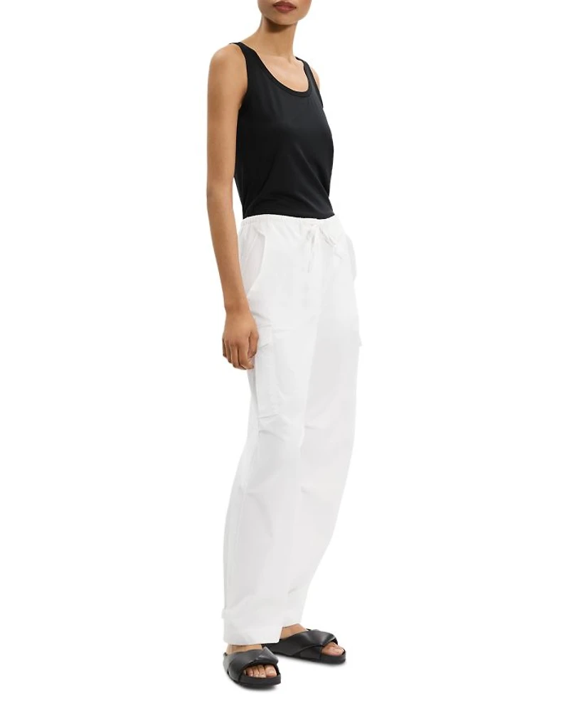 Sweater Trim Double Scoop Tank