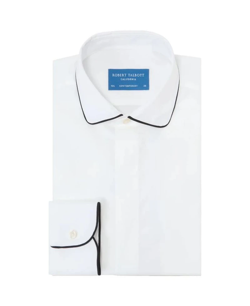 Reeves Piped Formal Contemporary Fit Shirt
