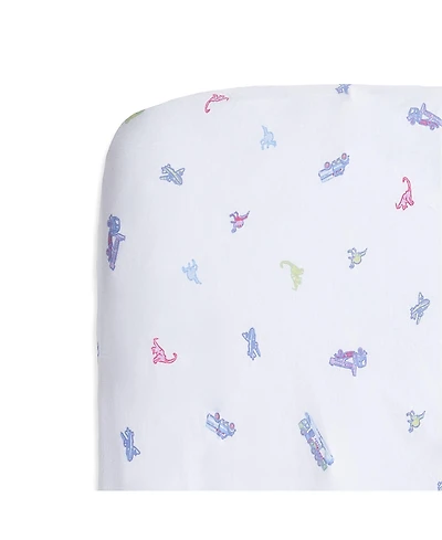 Petit Sleep Planes, Trucks, Dinos Crib Sheet