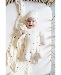 Unisex Cotton Ribbed Zipper Footie - Baby