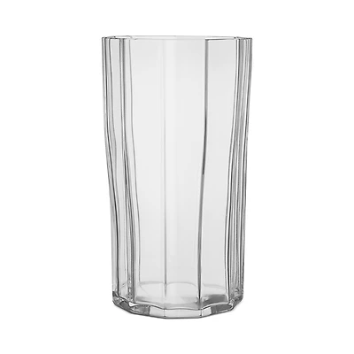 Orrefors Reed Hurricane Lamp Candle Holder