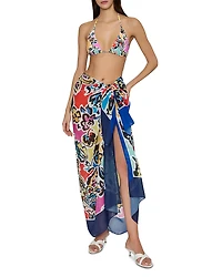 Milly Rainbow Oasis Cover-Up Sarong