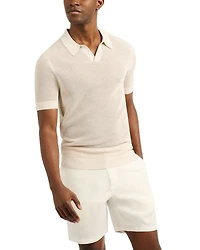 Mesh Knit Polo Shirt