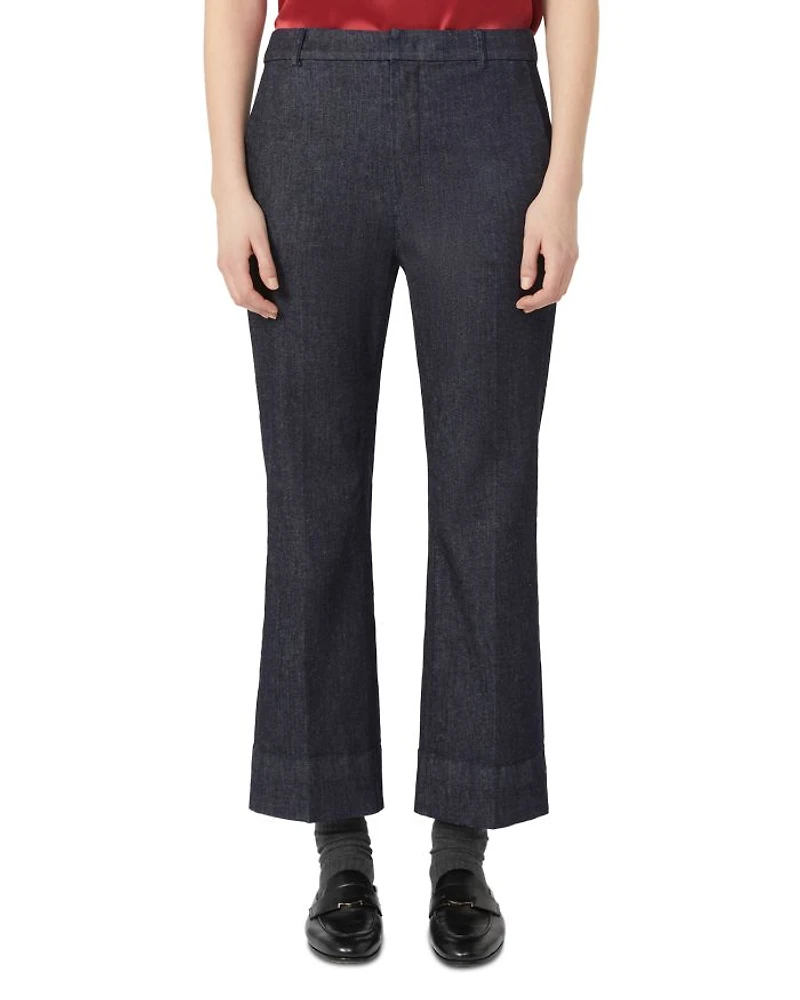 Denim Flare Pants