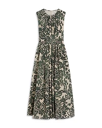 Venice Kaki Cotton Dress