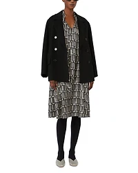 Wool Double Breasted Peacoat