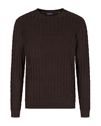 Regular Fit Geometric Jacquard Sweater