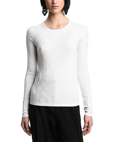 Emporio Armani Textured Knit Top