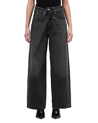 Agolde Vana Fold High Rise Wide Leg Jeans