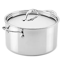 Hestan ProBond Luxe 8 Quart Professional Clad Stainless Steel Stockpot with Lid