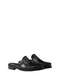 Prada Women's Brushed Leather Mules
