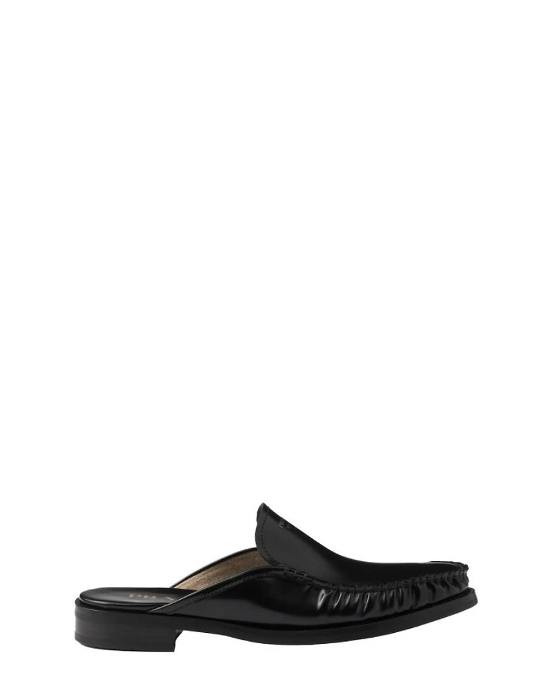 Women's Brushed Leather Mules