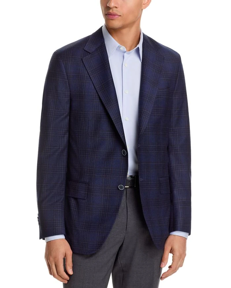 Brushed Plaid Hyperlight Regular Fit Soft Jacket