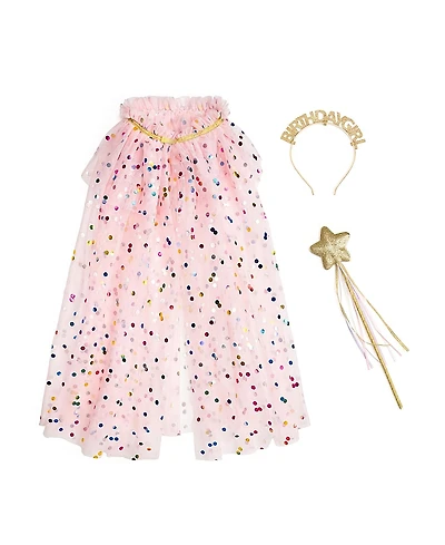 Sweet Wink Girls' Birthday Girl Dress Up Kit - Ages 3+ years
