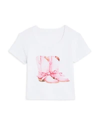 Girls' Tween Cowgirl Boots Tee - Big Kid