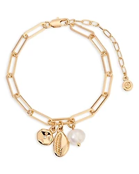 Ettika Golden Shores Charm Bracelet