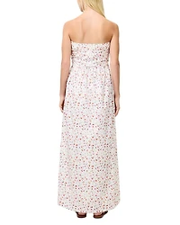 Nomi Cotton Strapless Midi Dress