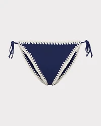 Crocheted Trim Tie Side Bottom