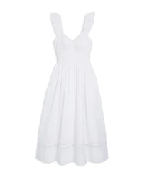 Cotton Textured Clip Dot Dress