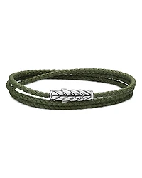 Men's Chevron Triple Wrap Bracelet